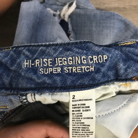 SOLD - AE high rise crop jeggings - Picture 5 of 5